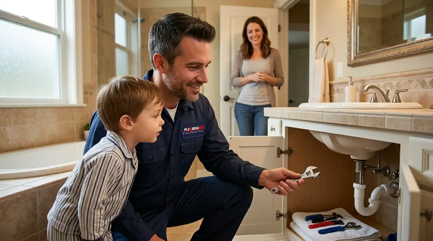 Licensed plumber at work in Seneca, IL